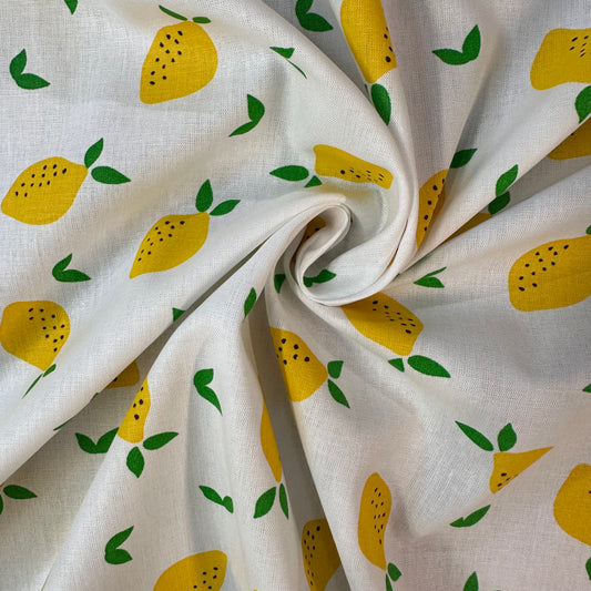 COTON IMPRIME citron