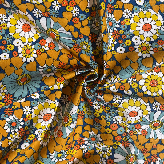 COTON IMPRIME fleurs
