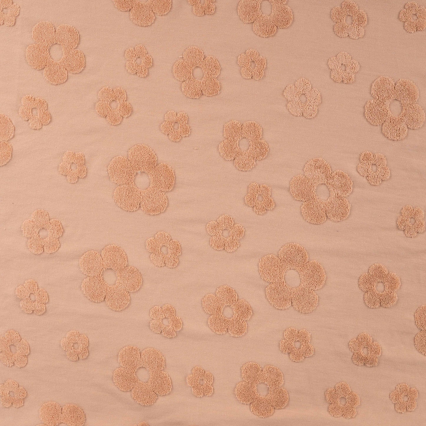 COTON JACQUARD EPONGE QJUTIE Saumon