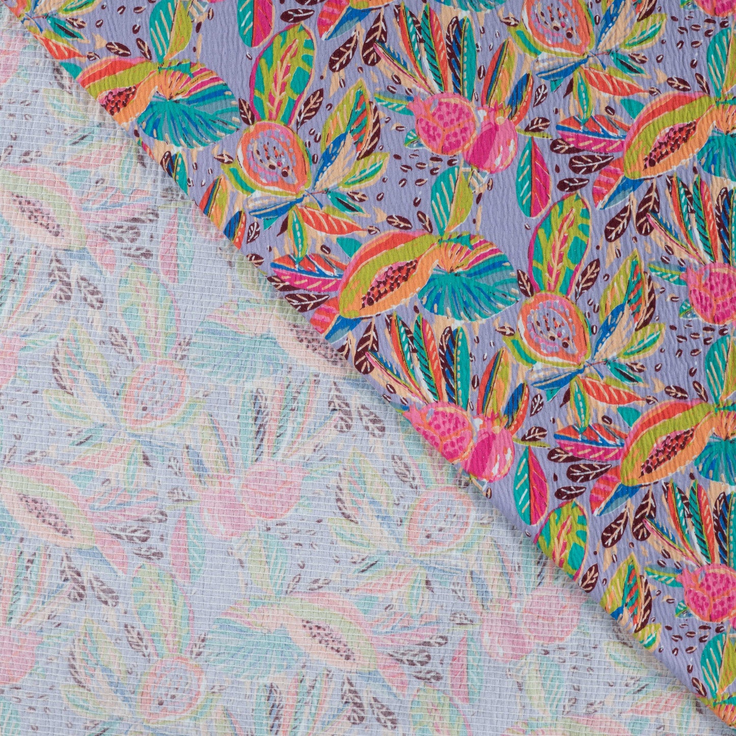 JERSEY DE COTON GAUFRE QJUTIE fleuri