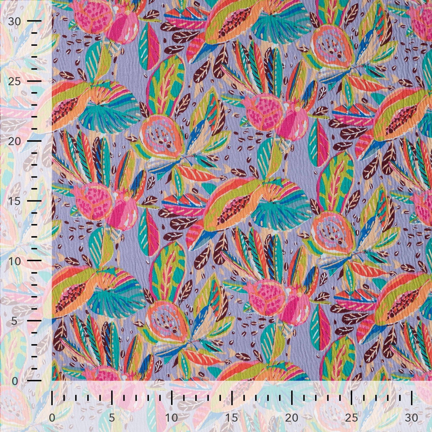 JERSEY DE COTON GAUFRE QJUTIE fleuri