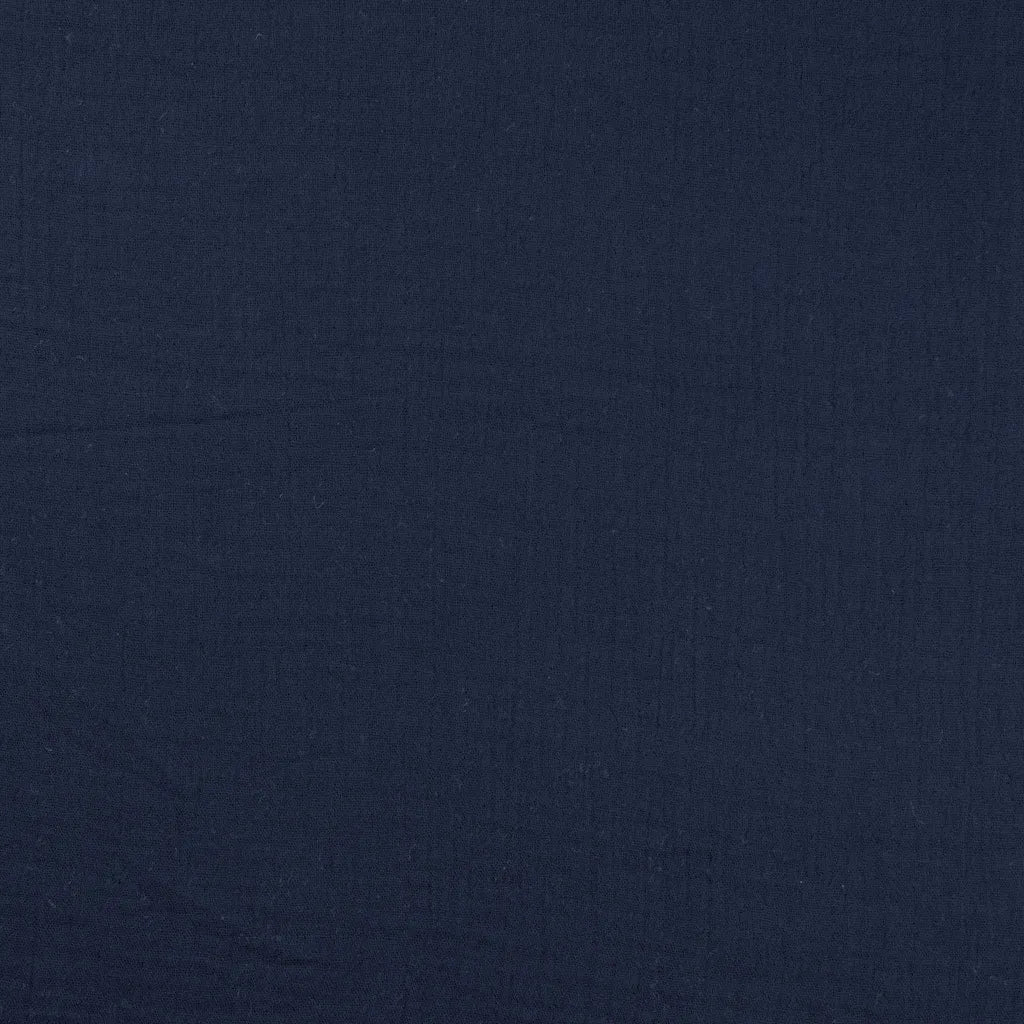 DOUBLE GAZE UNIE Bleu Jean Foncé