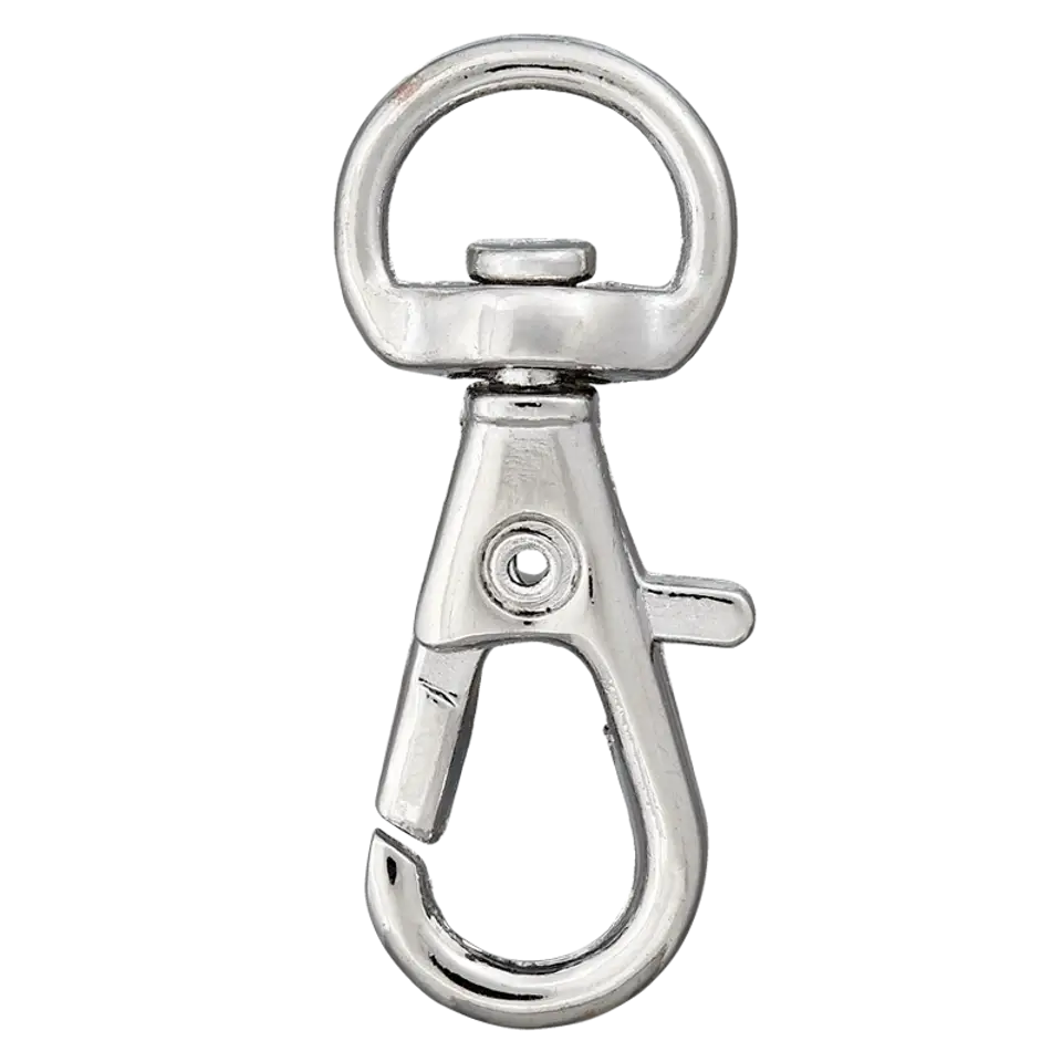MOUSQUETON METAL Argent 10mm