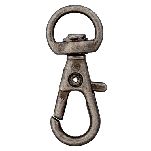 MOUSQUETON METAL Noir 10mm