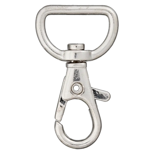 MOUSQUETON METAL Argent 32mm