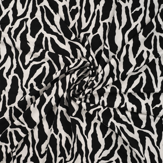 JERSEY VISCOSE IMPRIMEE Zébré