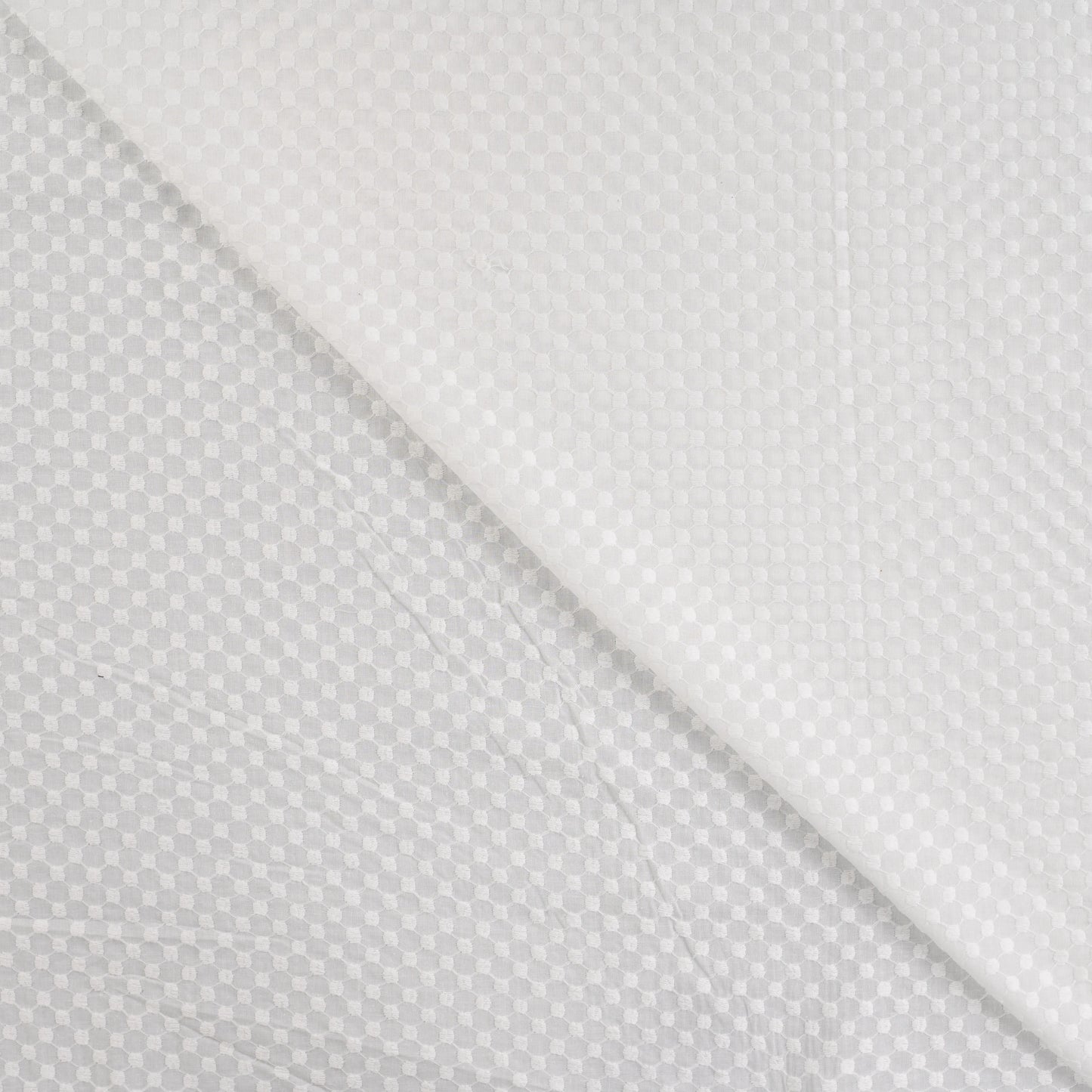 COTON BRODE Blanc