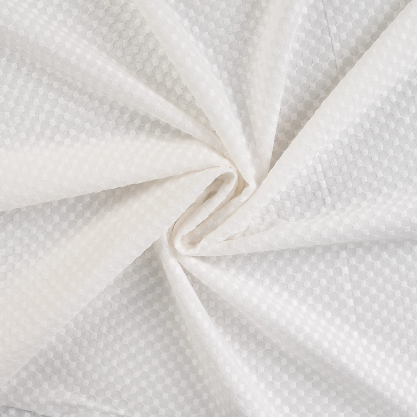 COTON BRODE Blanc