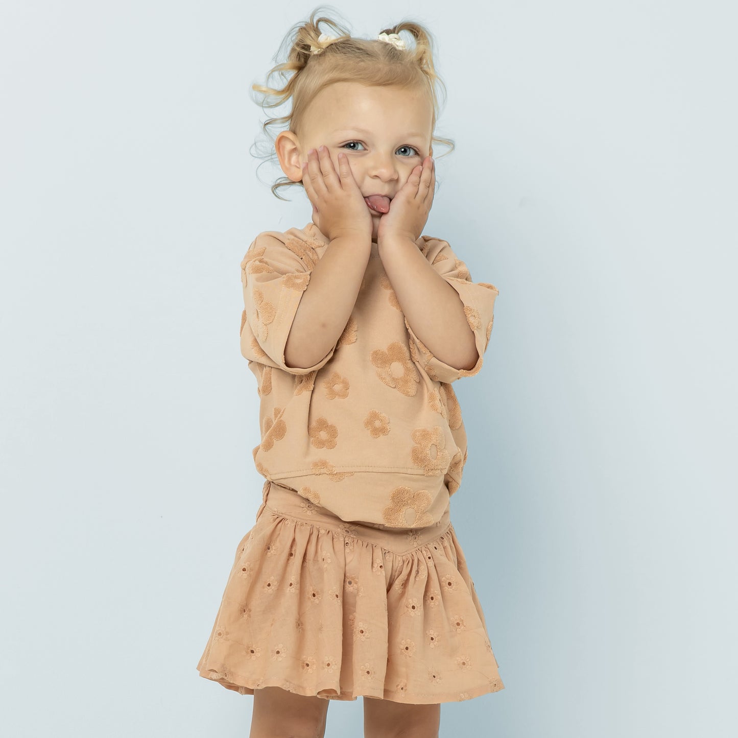 COTON JACQUARD EPONGE QJUTIE Saumon