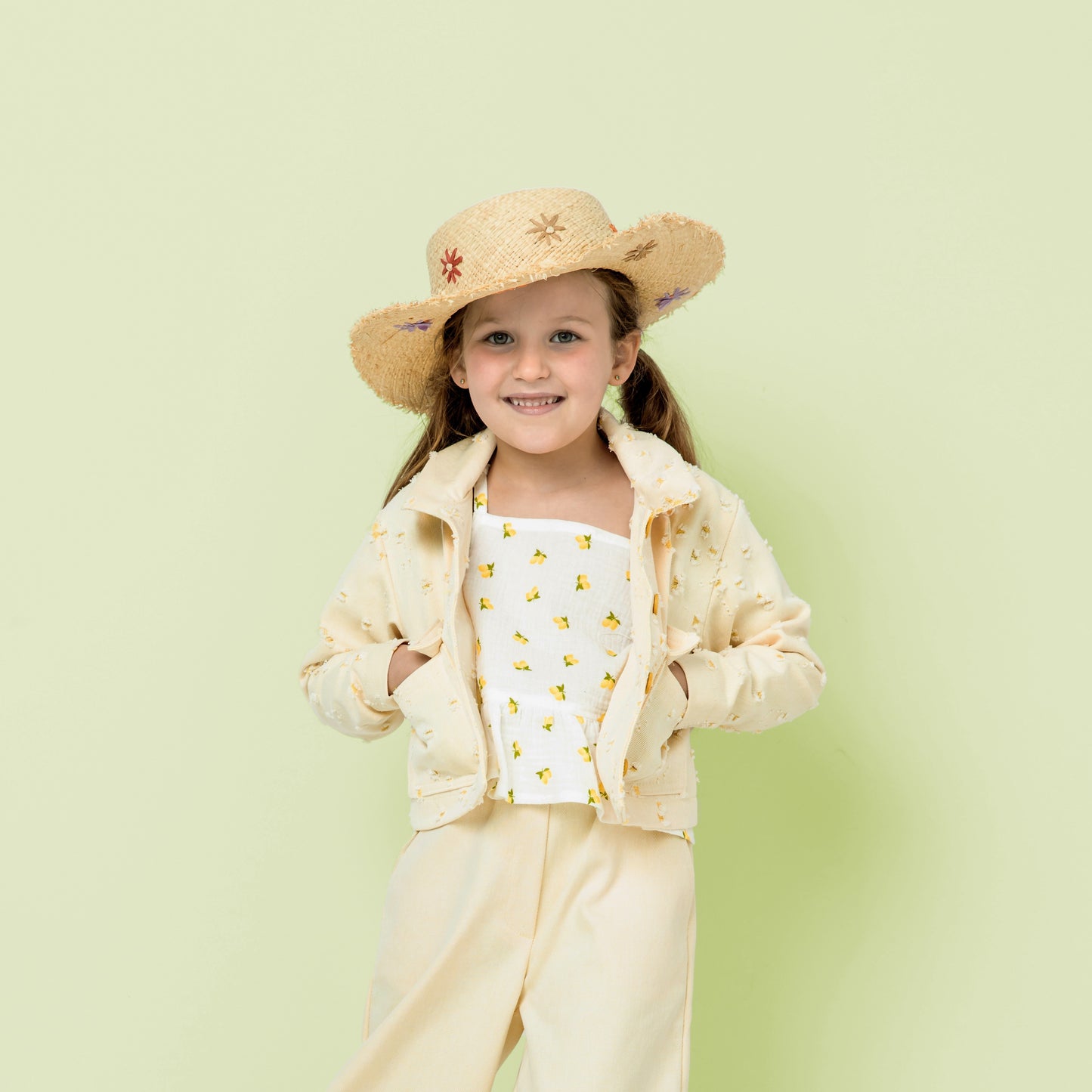 JEAN COULEUR FUNNY Jaune QJUTIE