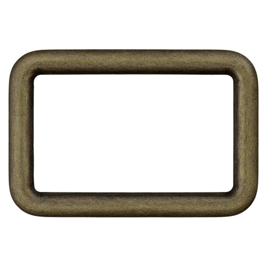 BOUCLE RECTANGLE Métal Bronze 40mm