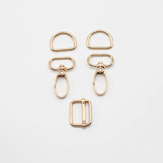 PACK ACCESSOIRES METAL Doré 30mm