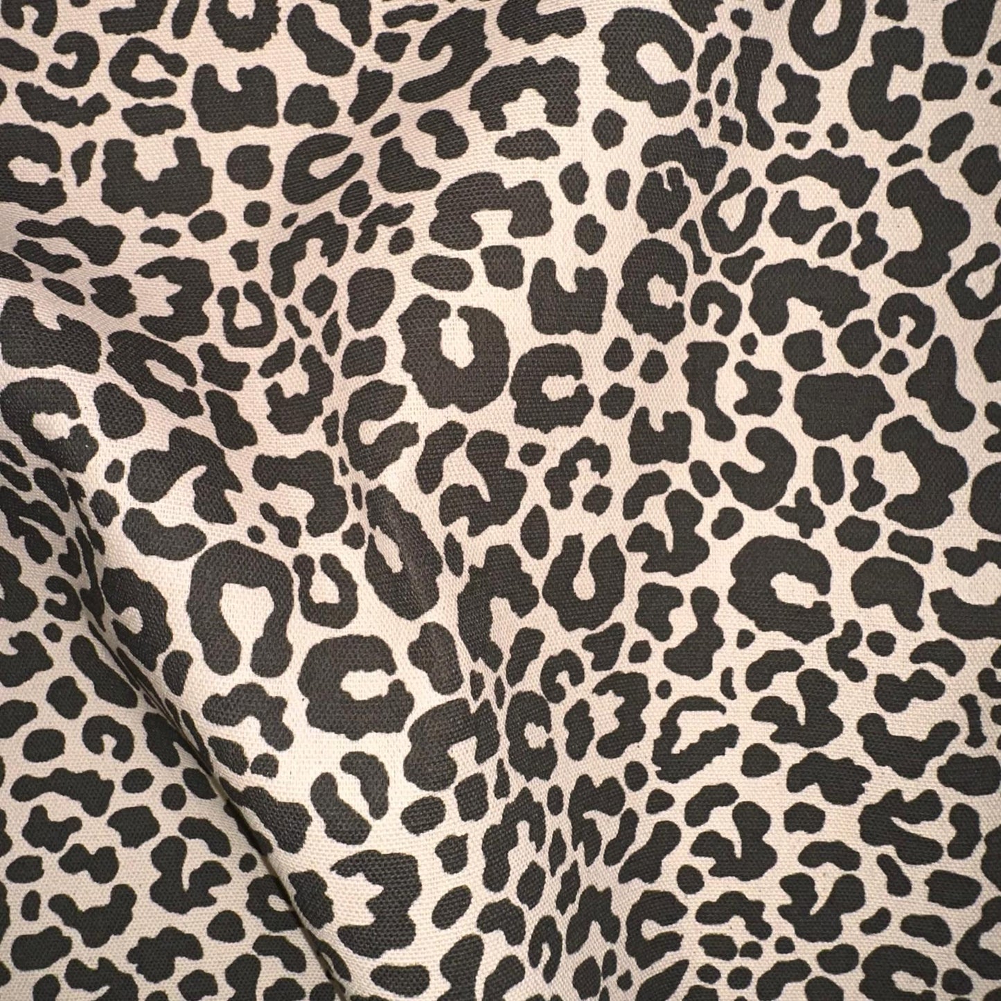 TOILE COTON ASPECT LIN Léopard