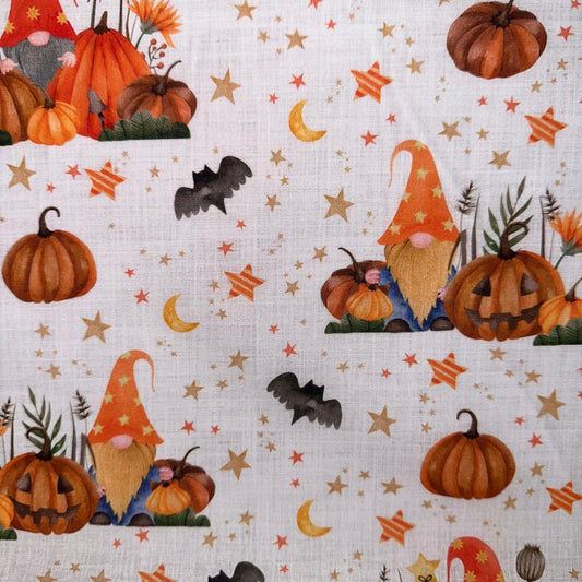 COTON IMPRIME Halloween Gnomes