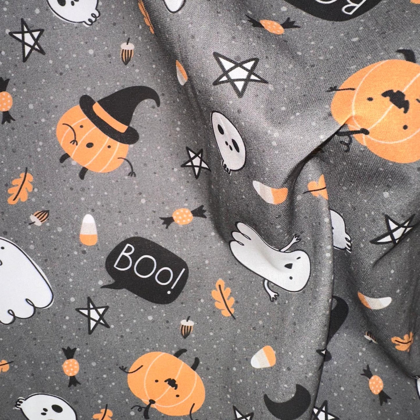 COTON IMPRIME Halloween Fantomes