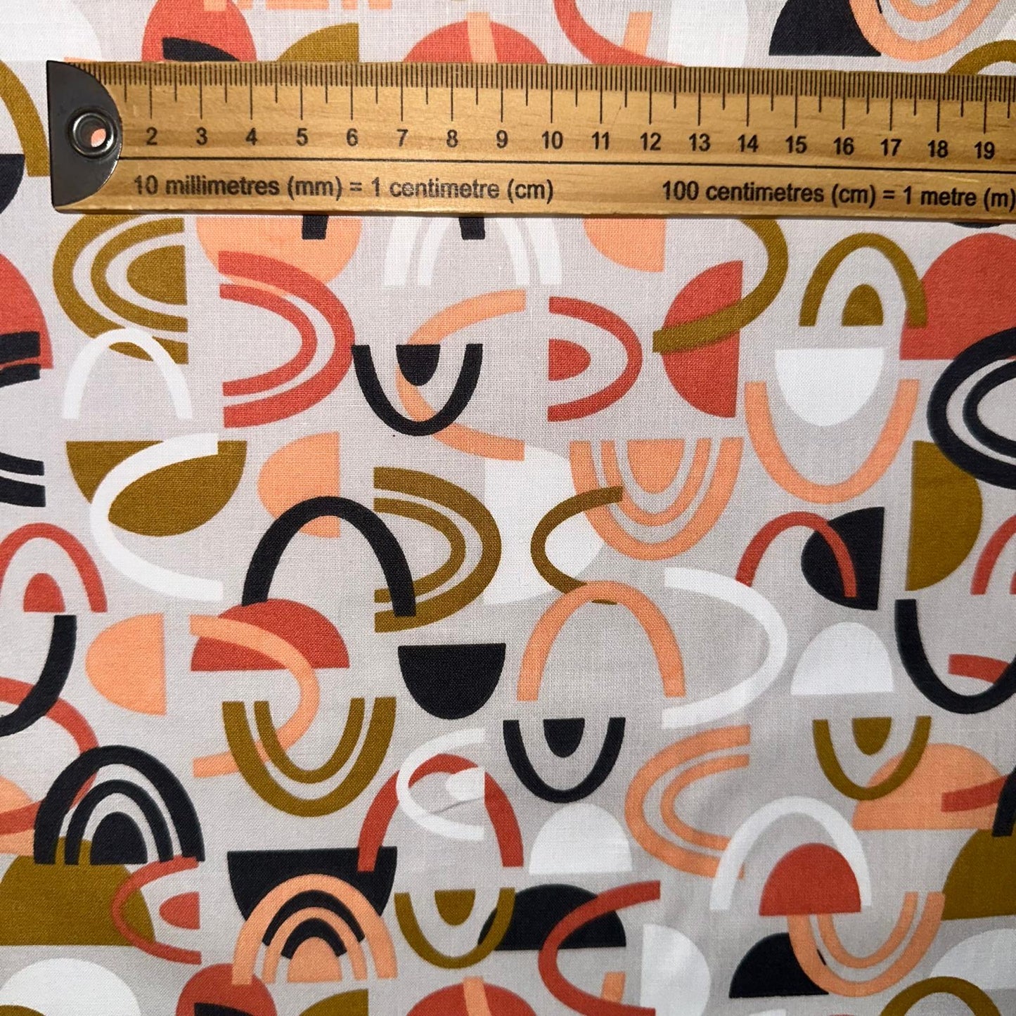 COTON IMPRIME Graphique Orangé