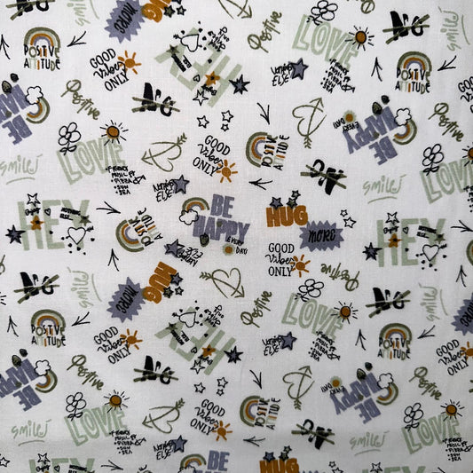 COTON IMPRIME Rigolos