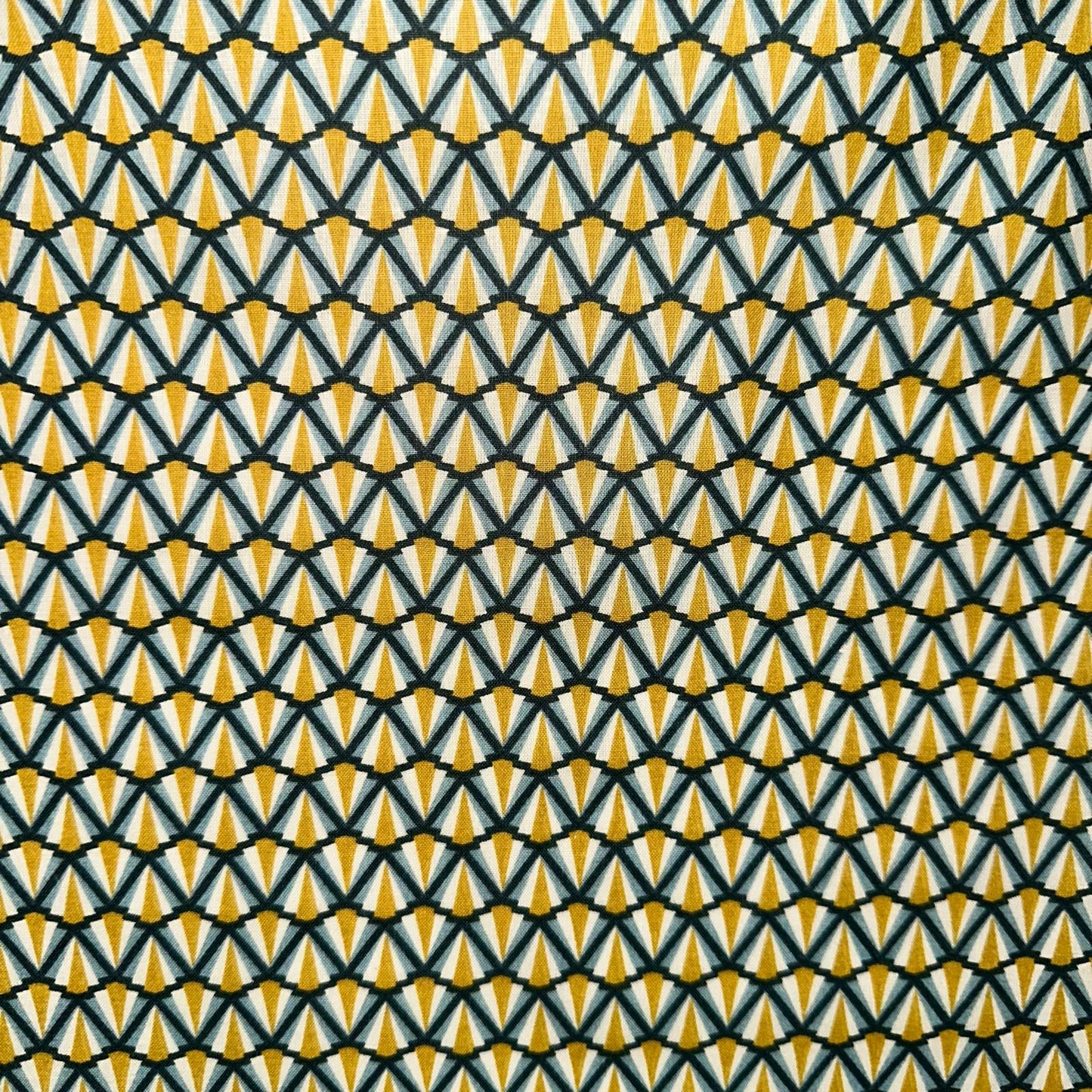 COTON IMPRIME Graphique  Bleu Canard