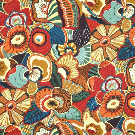 ENDUIT IMPRIME Fleuris Alizée Orange