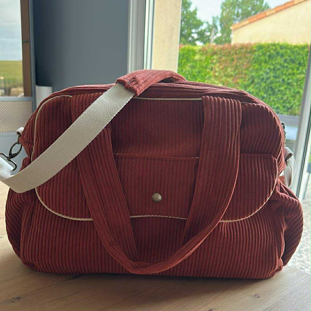 VELOURS PETITES COTES Terracotta