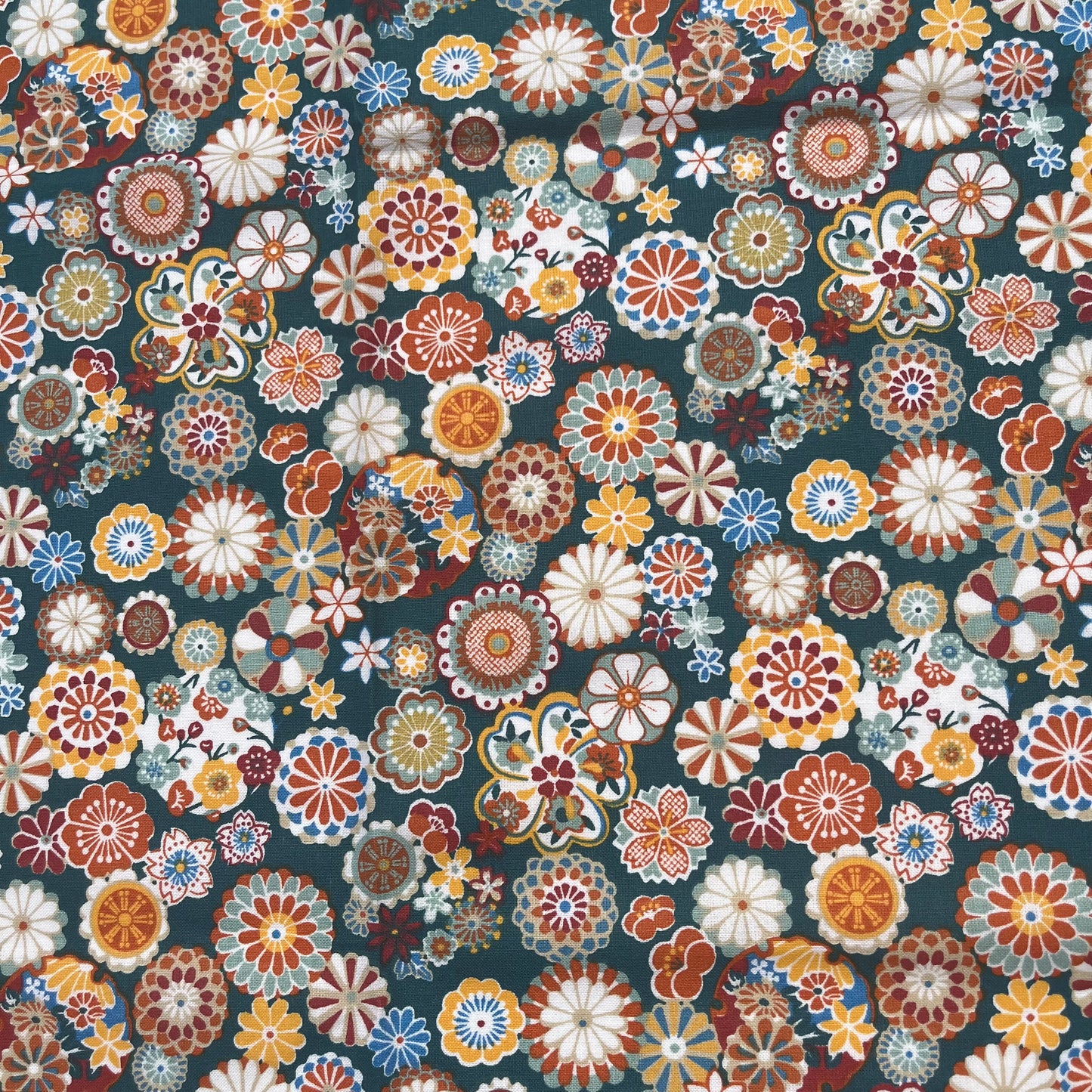 COTON IMPRIME fleurs