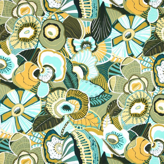 ENDUIT IMPRIME Feuillage Abstrait Vert Mania