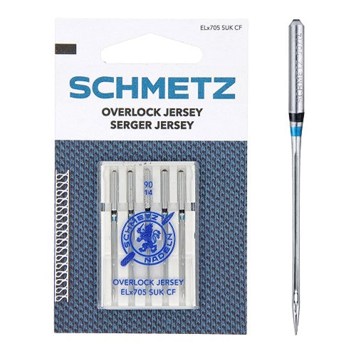 AIGUILLE A MACHINE A COUDRE Overlock Jersey T90 SCHMETZ