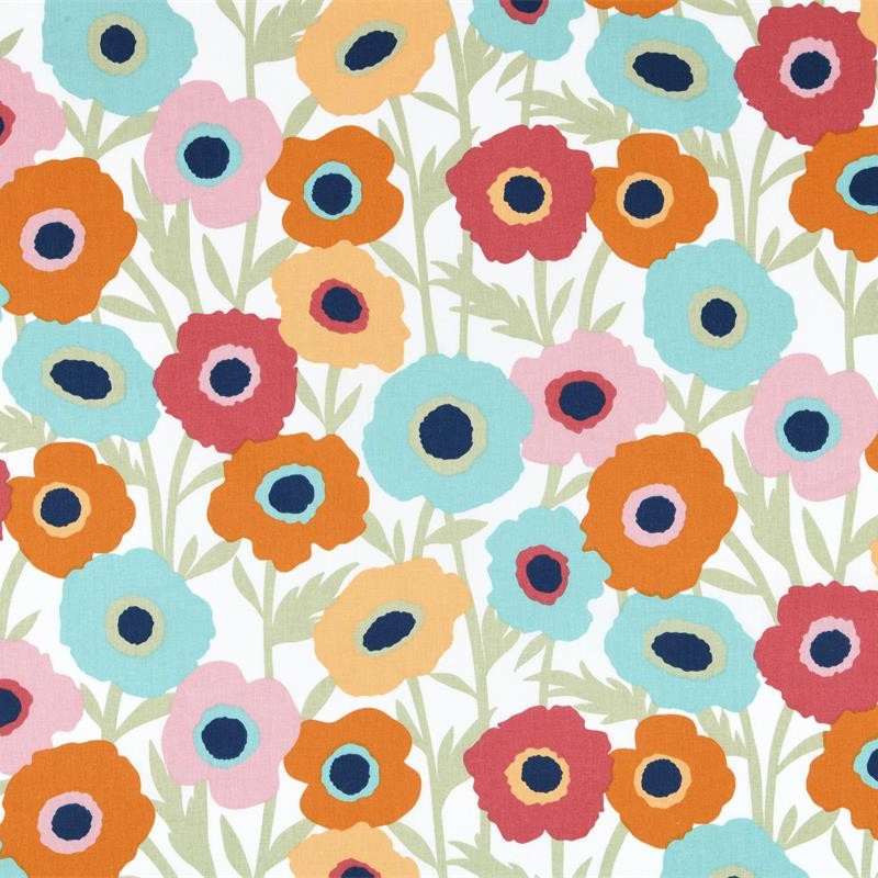 ENDUIT IMPRIME Grandes Fleurs Multi couleurs Selma