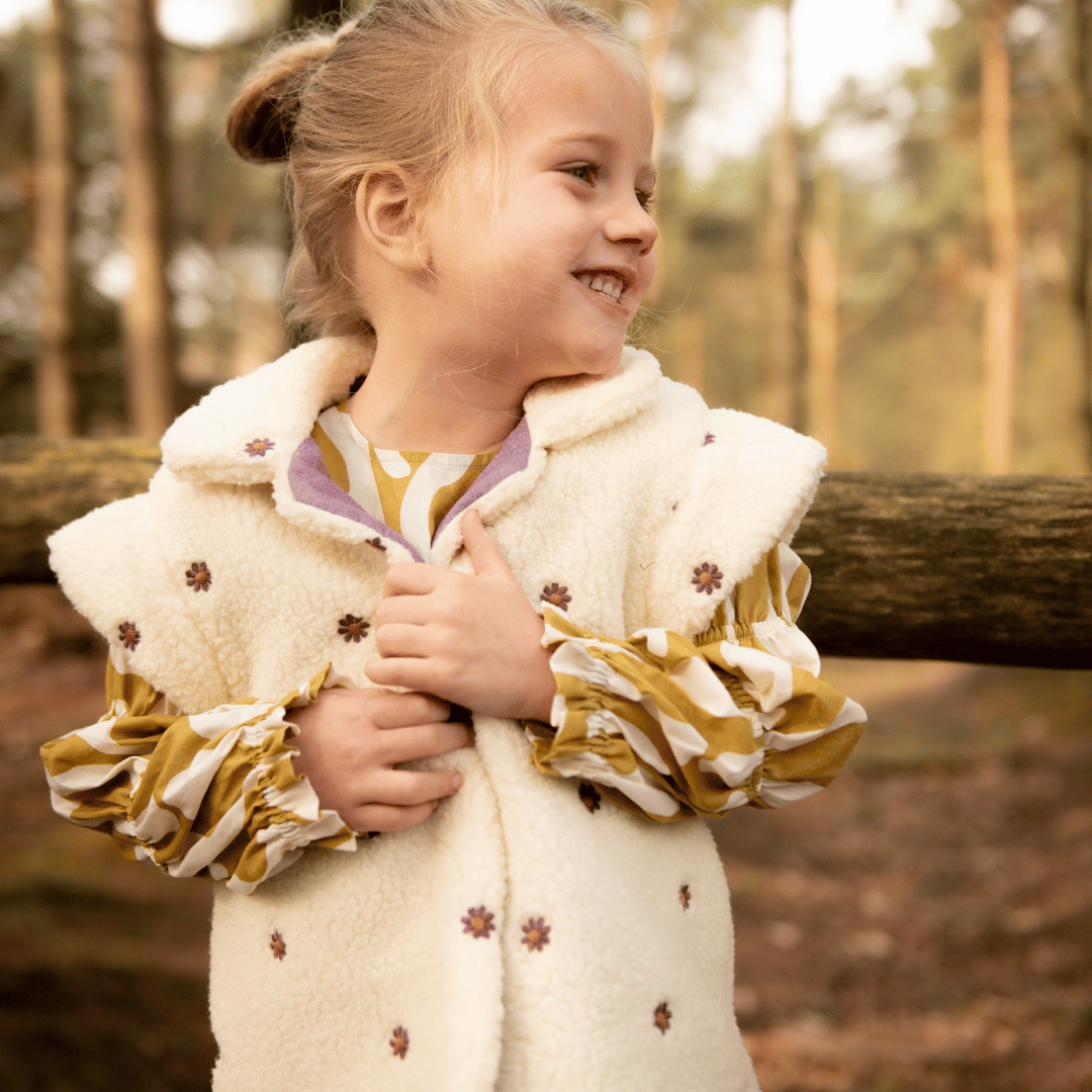 BOUCLETTE BRODEE Marguerites