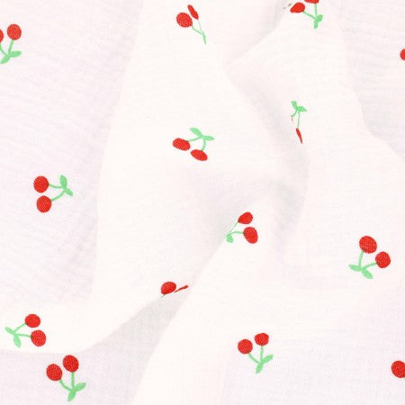 DOUBLE GAZE MOTIF Cerise