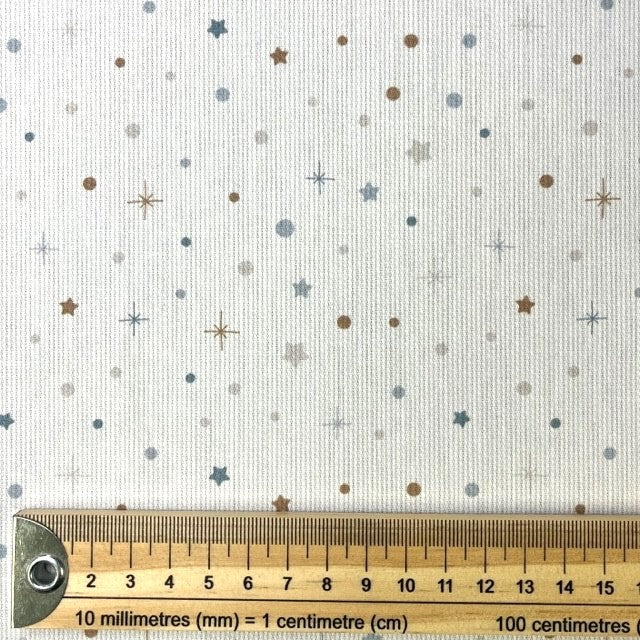 PIQUE DE COTON IMPRIME Etoiles