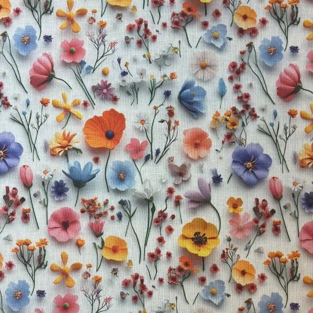 ENDUIT IMPRIME 3D Fleurs du jardin