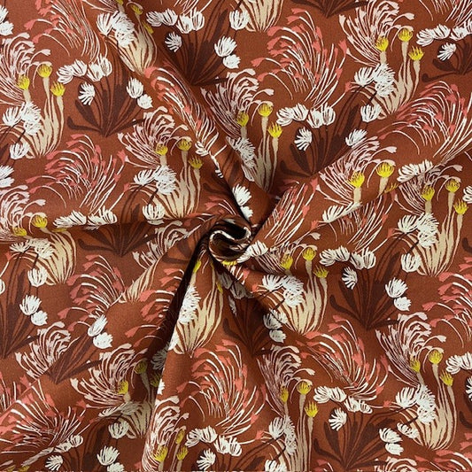 TOILE DECO IMPRIME Terracotta